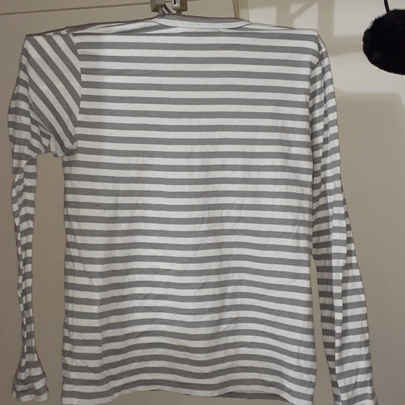 White and grey striped shirt - Picture 2 of 4